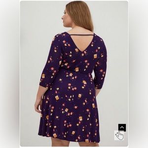 Torrid Super Soft Disney Tangled Lantern Skater Dress Size 1